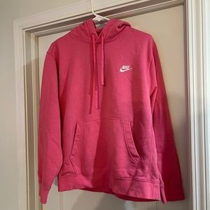 Pink Nike hoodie